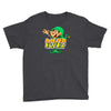 raised by elves elf christmas Youth Tee