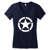 star Women's V-Neck T-Shirt