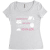 camping kinda girl Women's Triblend Scoop T-shirt