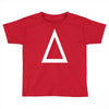 prism a triangle design graphic baseball jersey Toddler T-shirt