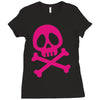 pink pirate Ladies Fitted T-Shirt