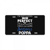 awesome poppa License Plate