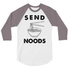send noods 3/4 Sleeve Shirt