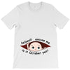 October Peeking Out Baby Boy T-Shirt