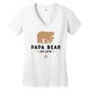 papa bear Women's V-Neck T-Shirt