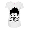 nerds Maternity Scoop Neck T-shirt