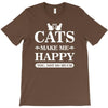 cats make me happy T-Shirt