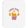 This Girl Loves Her Lhasa Apso Mousepad