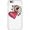 bunny rabbit love iPhone 6/6s Case