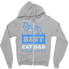 proud cat dad Zipper Hoodie