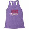 there's no crying in baseball Racerback Tank