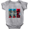 rock, paper, dragon Baby Onesie