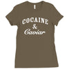 cocaine and caviar   mens hoodie cocain Ladies Fitted T-Shirt