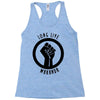 long live wakanda Racerback Tank