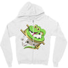 funny snake Zipper Hoodie