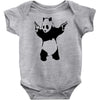 banksy panda pop Baby Onesie