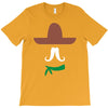 ladies sombrero  funny retro mexico mustache designer T-Shirt