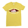December  Peeking Out Asian Baby Girl Ladies Fitted T-Shirt