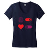 How To Live A Happy Life Women's V-Neck T-Shirt