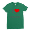 i love my daughters Ladies Fitted T-Shirt