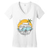 summer time Women's V-Neck T-Shirt