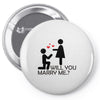 will you love me Pin-back button