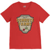 World Famous Beets Schrute Farms V-Neck Tee