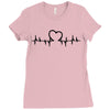 Heart Beat Ladies Fitted T-Shirt