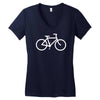 bicycle Women's V-Neck T-Shirt