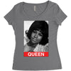 Aretha Franklin Queen Women's Triblend Scoop T-shirt