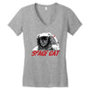 space cat's Women's V-Neck T-Shirt