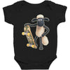 shaun the skater Baby Bodysuit