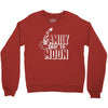 Family Trip To Moon Crewneck Sweatshirt