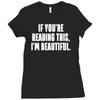 i'm beautiful Ladies Fitted T-Shirt