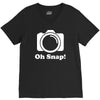 oh snap camera V-Neck Tee