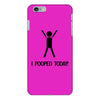 i pooped today t shirt large funny cool nerd geek humor vintage retro iPhone 6/6s Plus Case