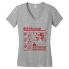 mogwai warning Women's V-Neck T-Shirt