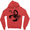 scorpio zodiac Zipper Hoodie