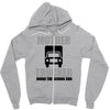 mother trucker doing the school run Zipper Hoodie