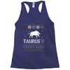 santa taurus christmas ugly t shirts Racerback Tank