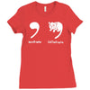 apostrophe catastrophe Ladies Fitted T-Shirt