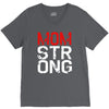 mom strong V-Neck Tee