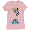 portal cat Ladies Fitted T-Shirt