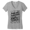 we go together Women's V-Neck T-Shirt