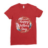 Happy Father's Day Ladies Fitted T-Shirt