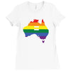 Lgbt Equality Australia Ladies Fitted T-Shirt