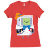 and someday i'm going to be a real boy Ladies Fitted T-Shirt