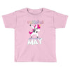 UNICORN ARE BORN IN MAY Toddler T-shirt
