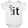 fk it funny college party Baby Bodysuit
