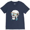 skull holiday V-Neck Tee
